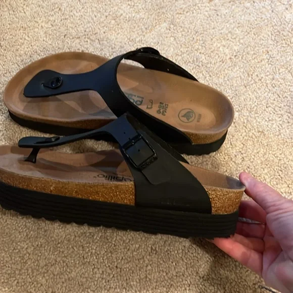 Papillio Vegan Black Sandals - Picture 4 of 4